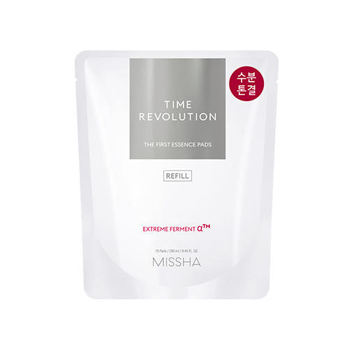 MISSHA Time Revolution The First Essence Pad 250ml/75pads (Refill) - Skynkorea
