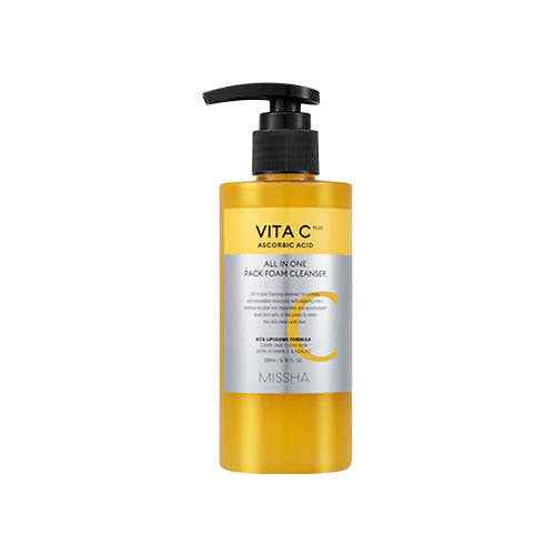 MISSHA Vita C Plus All In One Pack Foam Cleanser 200ml - Skynkorea