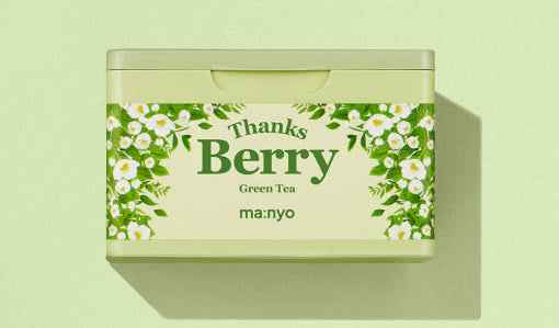 [MANYO FACTORY] Thanks Berry Green Tea Mask 310ml(30sheets) - Skynkorea