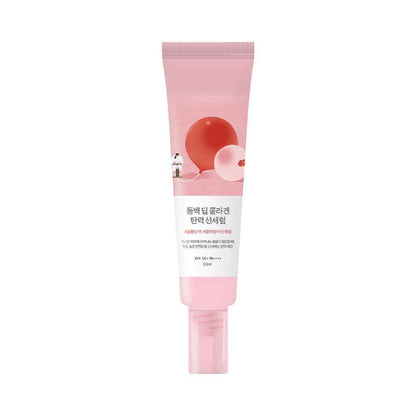 Round Lab Camellia Deep Collagen Firming Sun Serum 50ml (SPF 50+ PA++++) - Skynkorea