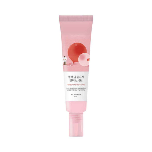 Round Lab Camellia Deep Collagen Firming Sun Serum 50ml (SPF 50+ PA++++) - Skynkorea