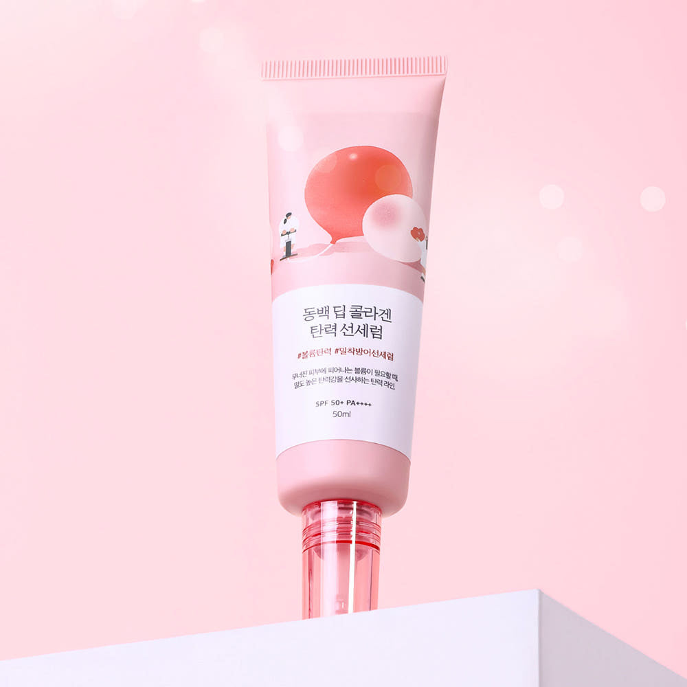 Round Lab Camellia Deep Collagen Firming Sun Serum 50ml (SPF 50+ PA++++) - Skynkorea