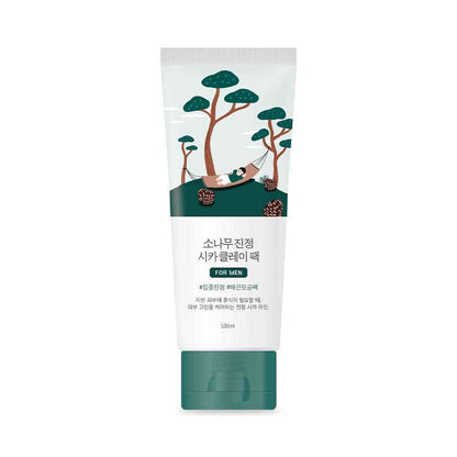 Round Lab For Men Pine Calming Cica Clay Pack 100ml - Skynkorea
