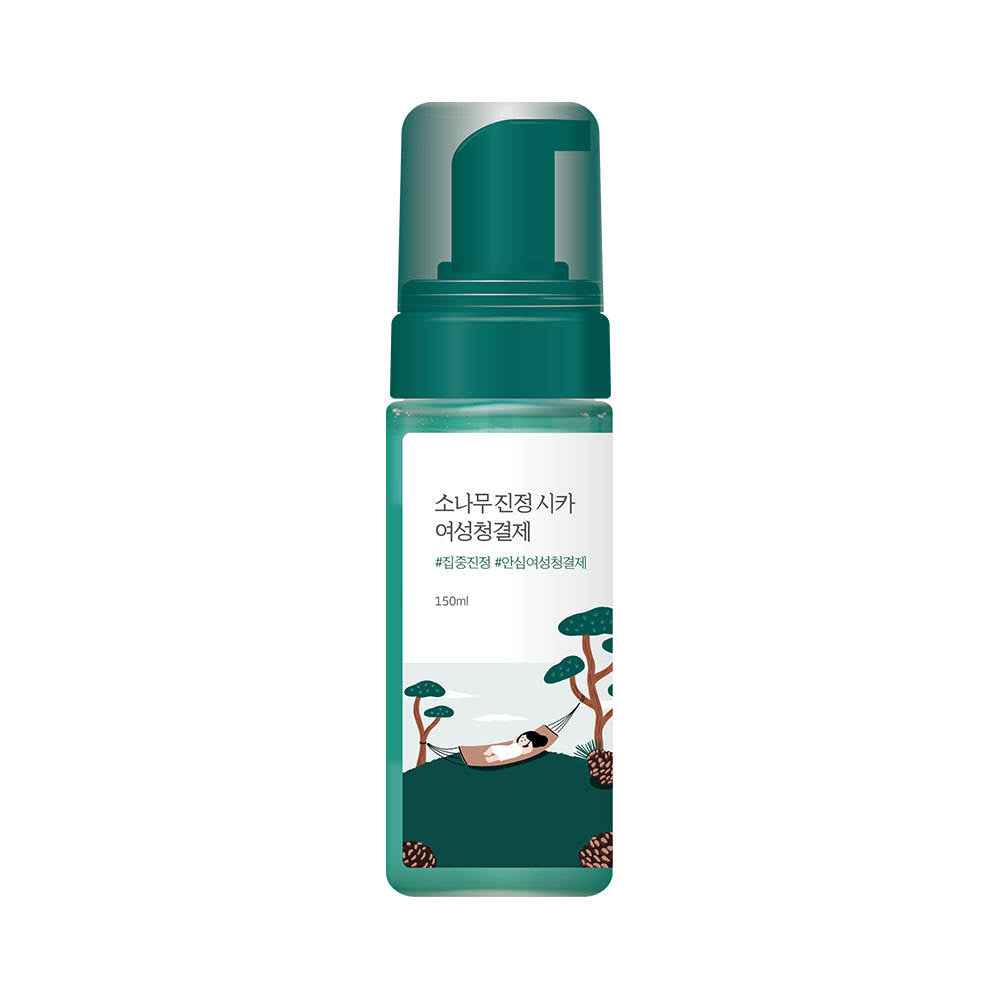 Round Lab Pine Tree Soothing Cica Feminine Cleanser 150ml - Skynkorea