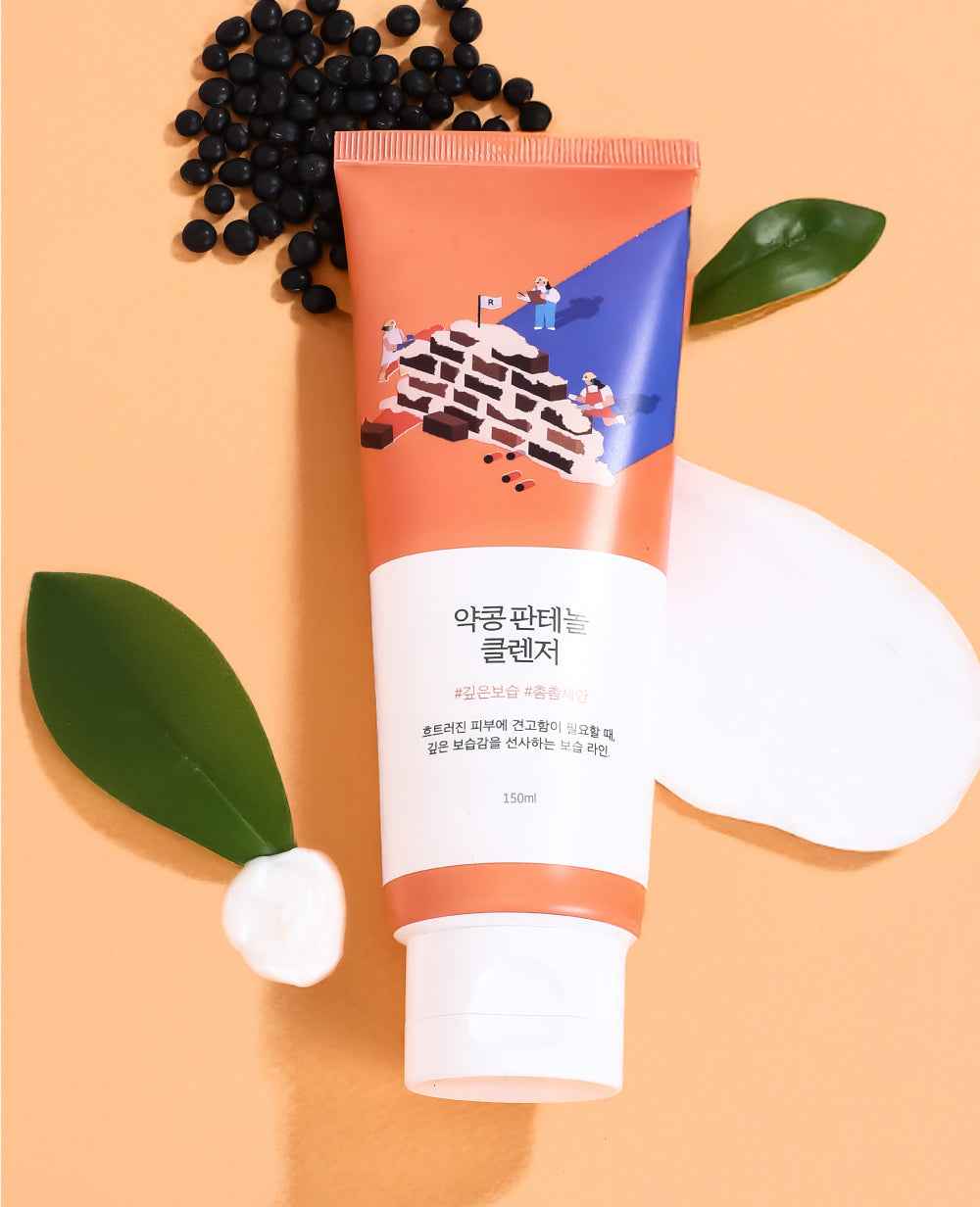 Round Lab Soybean Panthenol Cleanser 150ml - Skynkorea