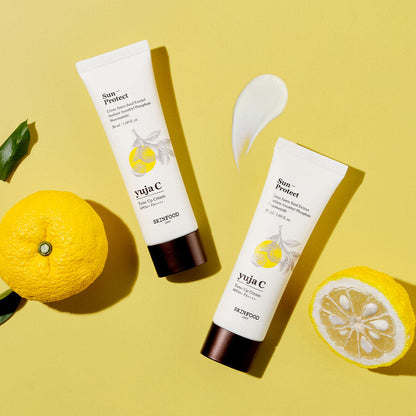 SKINFOOD Yuja C Tone Up Cream SPF50+ PA++++ 50ml - Skynkorea