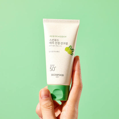 SKINFOOD Berry Soothing Sun Cream SPF50+ PA++++ 50ml - Skynkorea