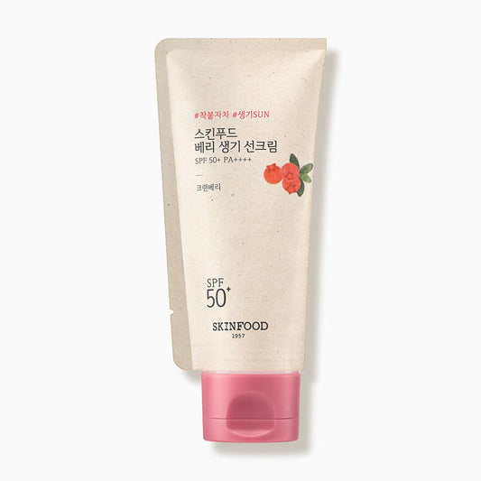 SKINFOOD Berry Glowing Sun Cream SPF50+ PA++++ 50ml - Skynkorea