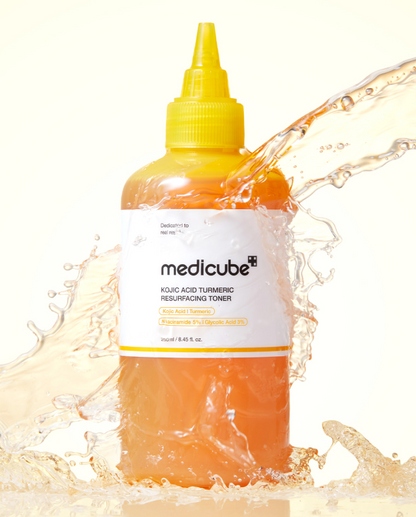 medicube Kojic Acid Turmeric Resurfacing Toner 250ml - Skynkorea