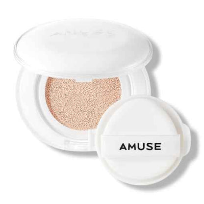 AMUSE Ceramic Skin Perfector Cushion SPF40 PA++ Set 15g + 15g(Refill) (4 Colors) - Skynkorea