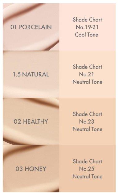 AMUSE Ceramic Skin Perfector Cushion SPF40 PA++ Set 15g + 15g(Refill) (4 Colors) - Skynkorea