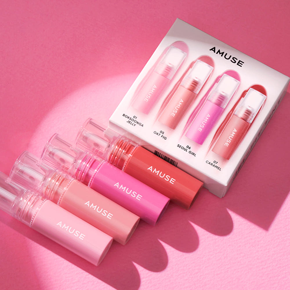 AMUSE Mini Gel Fit Tint Set 1.3g X 4ea - Skynkorea