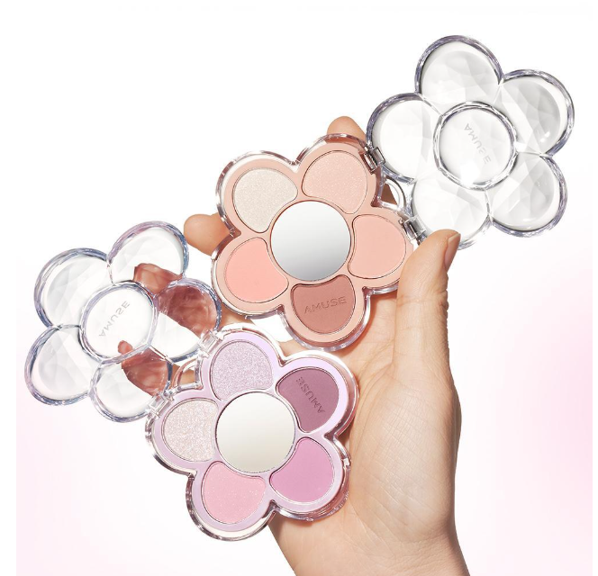AMUSE Flora Eye Palette 4.5g (4 Colors) - Skynkorea
