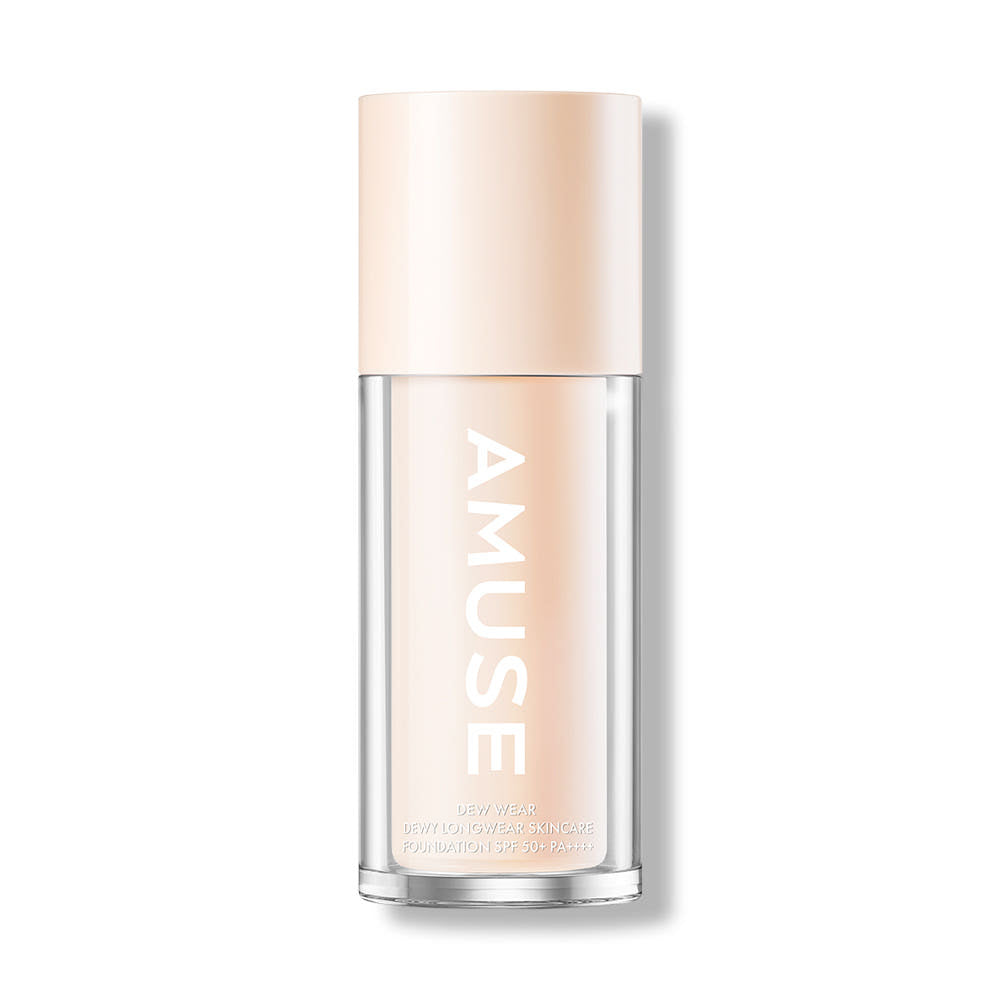 AMUSE Dew Wear Foundation SPF50+ PA++++ SET 35ml + 35ml(Refill) (4 Colors) - Skynkorea