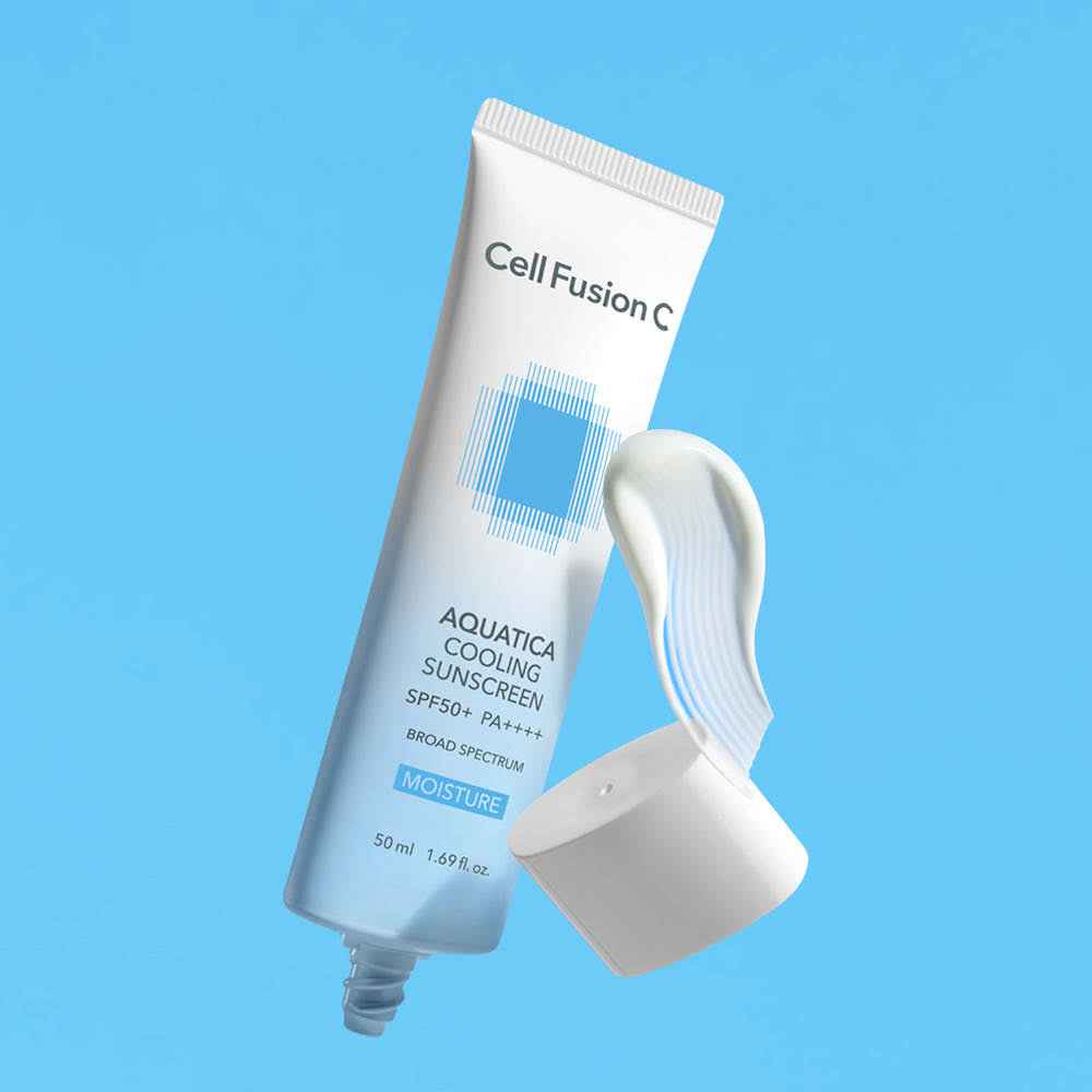 [Cell Fusion C] Aquatica Cooling Sunscreen SPF50+ PA++++ 50ml - Skynkorea