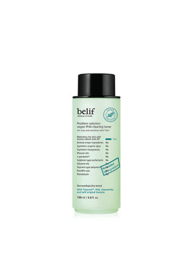 belif Problem Solution Vegan PHA Clearing Toner 150ml - Skynkorea
