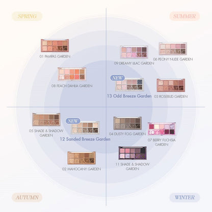 rom&nd BETTER THAN PALETTE  SPRING FEVER (2 colors) 6g - Skynkorea